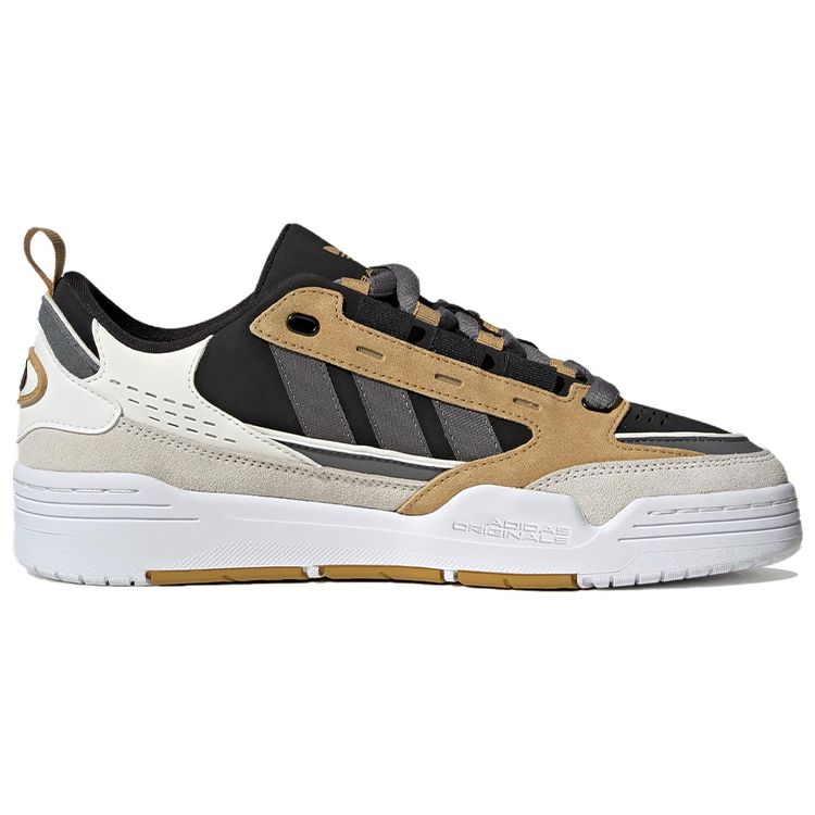 Adidas Оригинальные Adi2000 Нескользящие Прочные Легкие Низкие Скейтбордические Кроссовки Унисекс Скейтбордические Кроссовки Серый Желтый Черный IG3019