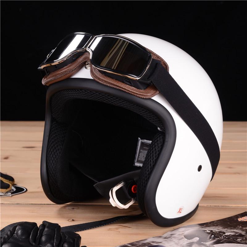 Motorcycle Vintage Retro Sunglasses Leather Goggles Glasses For Vespa Vintage Glass Motorcycle Motocross Goggles Ski