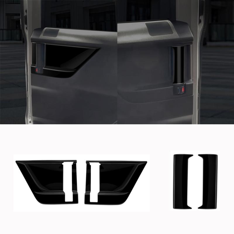 For Daihatsu MOVE 2025 2026 ABS carbonfiber inner handle bowl cover middle door handle switch button frame interior Accessories