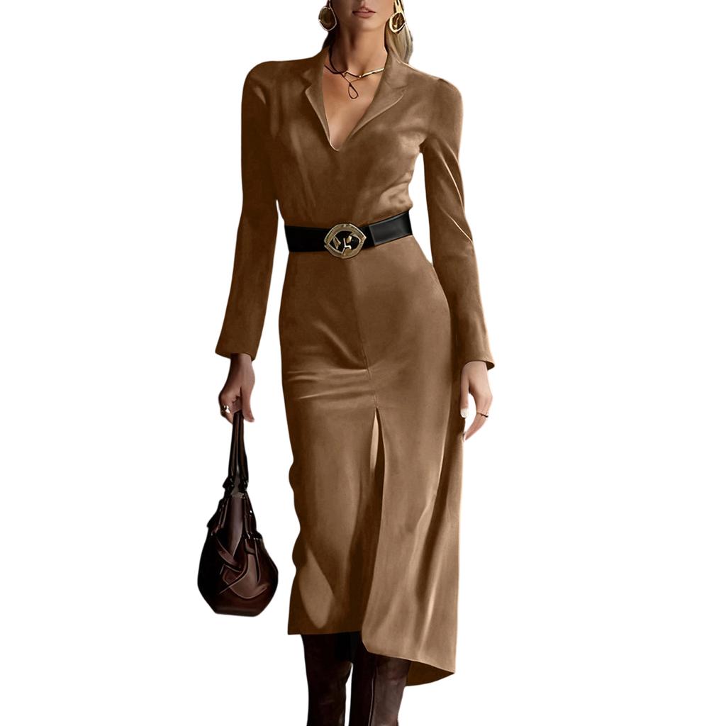 Женское повседневное и модное цветное платье