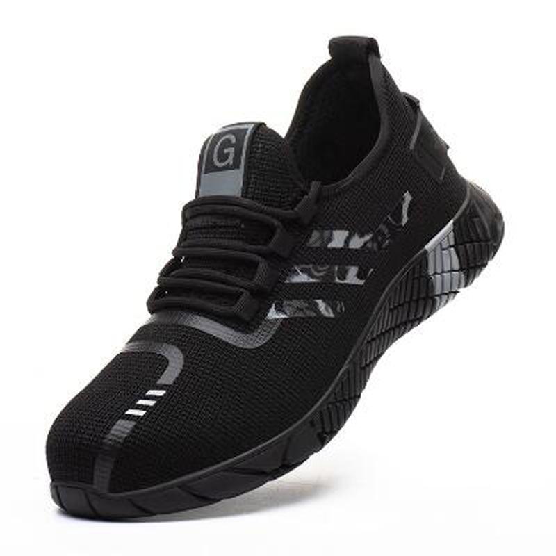 Модная весенне-осенняя дышащая рабочая обувь для защиты труда Стальной носок против ударов и проколов Модная рабочая защитная обувь H687