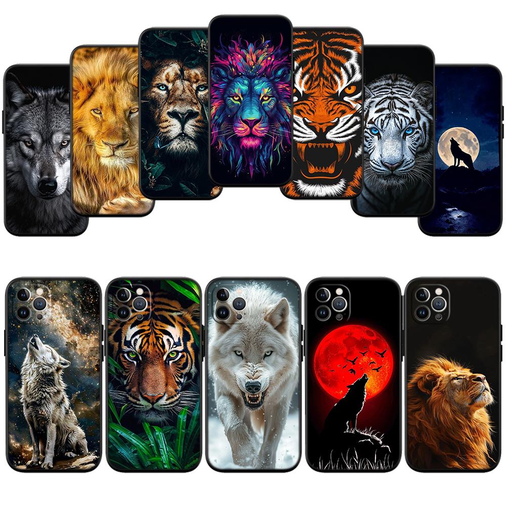 Чехол для телефона Wolf Tiger lion Новый Высококачественный чехол для Redmi Note 13 14 Pro+ Plus A3 13X 13C 14S 14C
