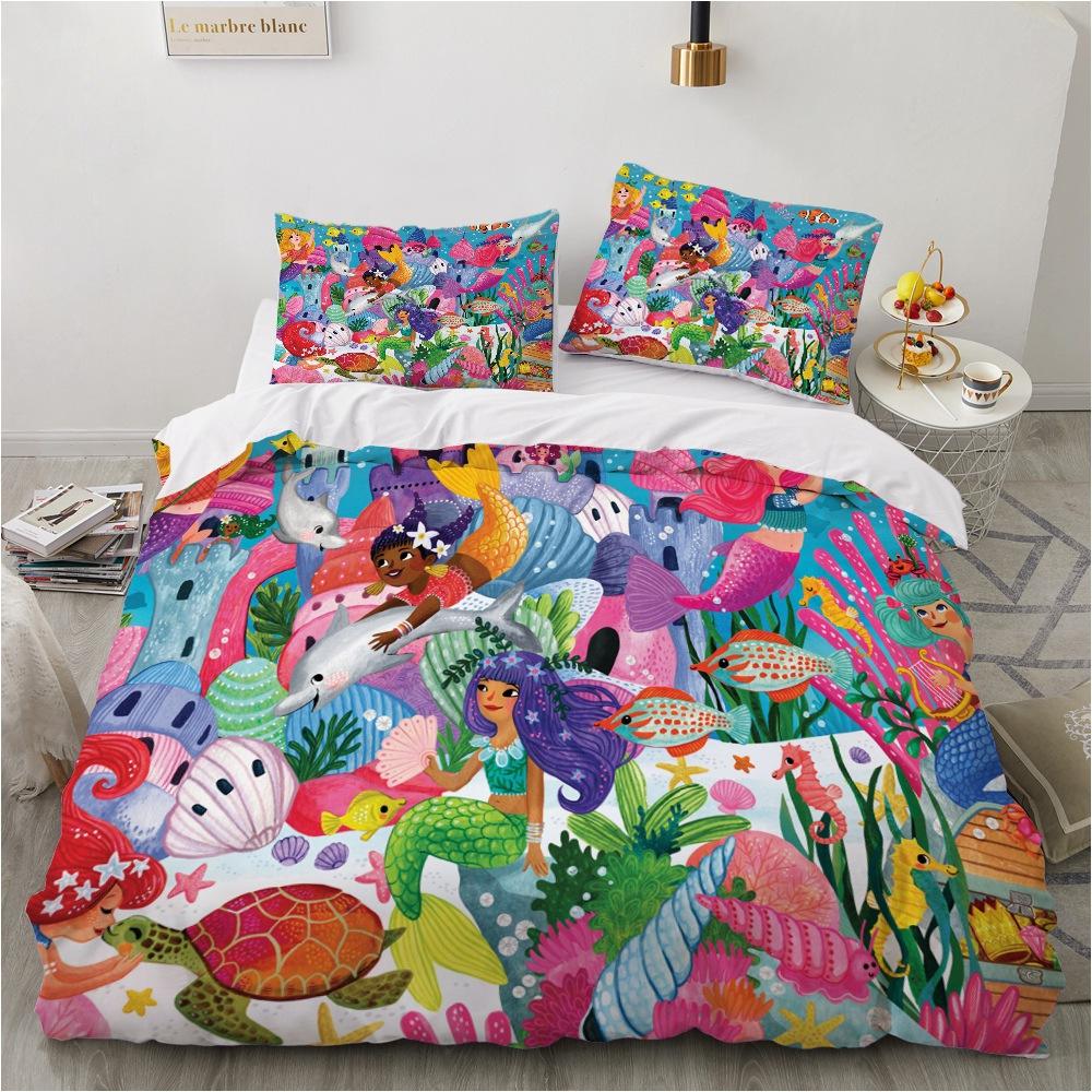 3D Animal Bedding Set Boys' Teenagers Down Duvet Cover Pillowcase Single Double Full Size Cover Kid Gift Luxury Home Textile
