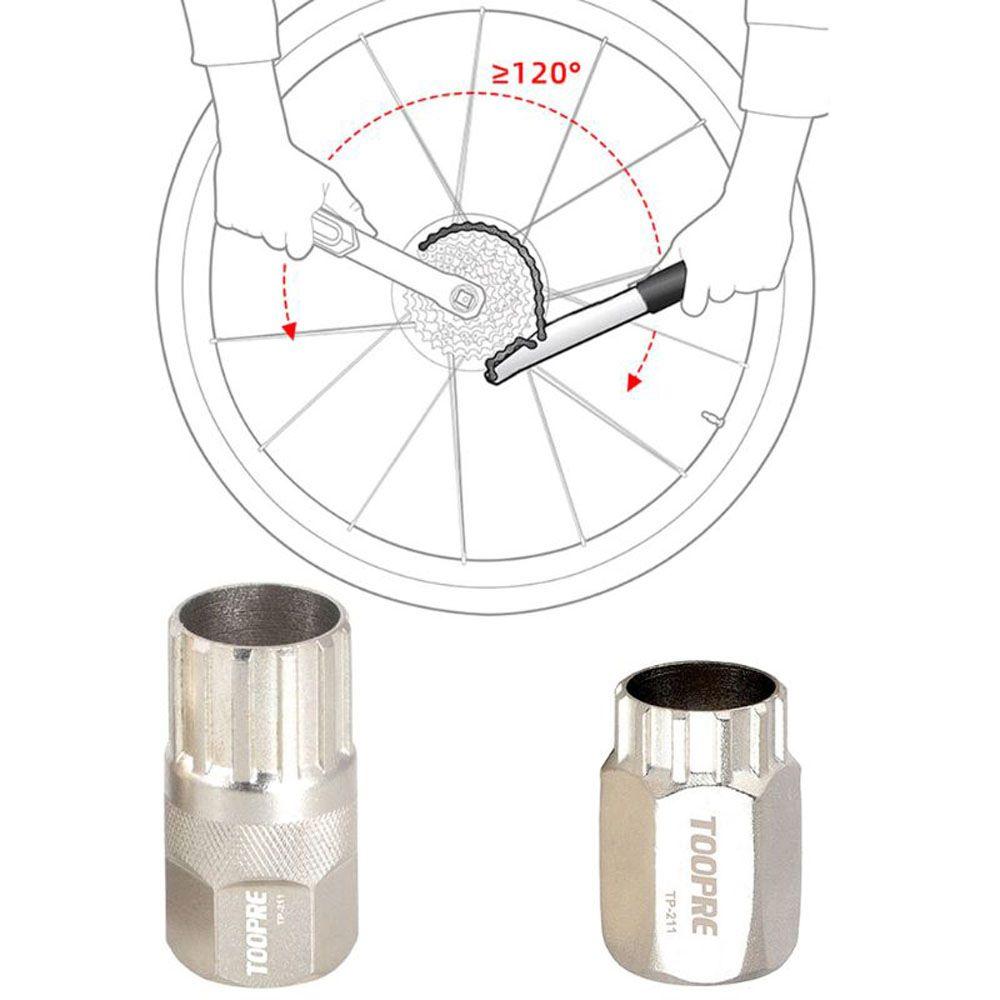 Cycling Bicycle Repair Tools Remover Repair Tool Bicycle Lockring Sleeve Flywheel Removal Freewheel