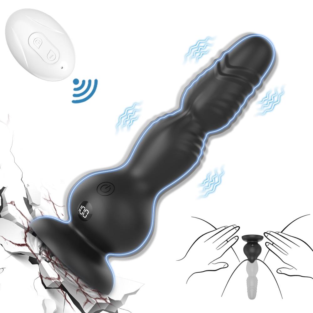 Анальная пробка вибратор гей анальная пробка анальные бусины вибрирующий мастурбатор большая дилдо вагинальная анальная игрушка секс-игрушки для взрослых