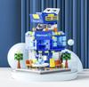 Архитектура Street View House Building Blocks DIY Mini City Store Модель Игрушки Для Рождественских Подарков
