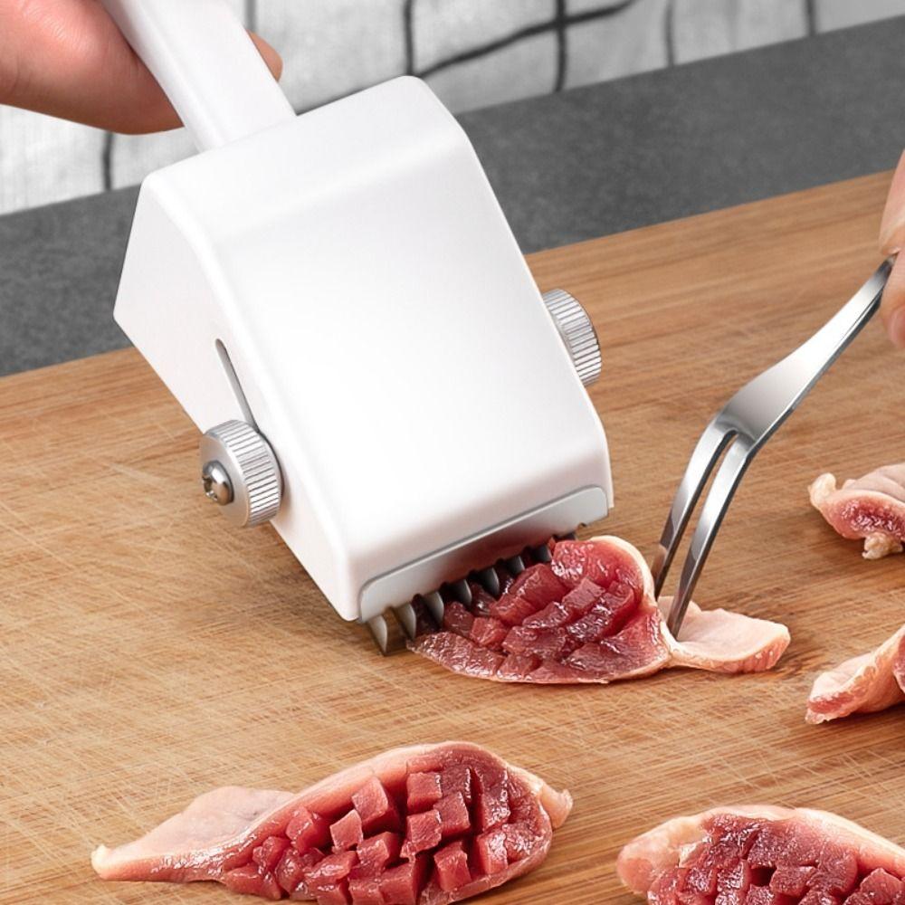 Portable Cuttlefish Cutter Adjustable Depth Pig Skin Chicken Cutter For Seafood Squid