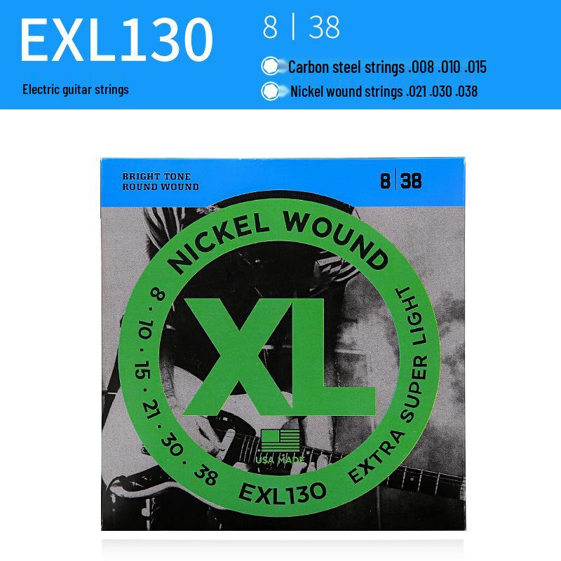 D'Addario EXL110 Нержавеющие Латунированные Фосфорно-Бронзовые Струны для Электрогитары - Комплект из 6