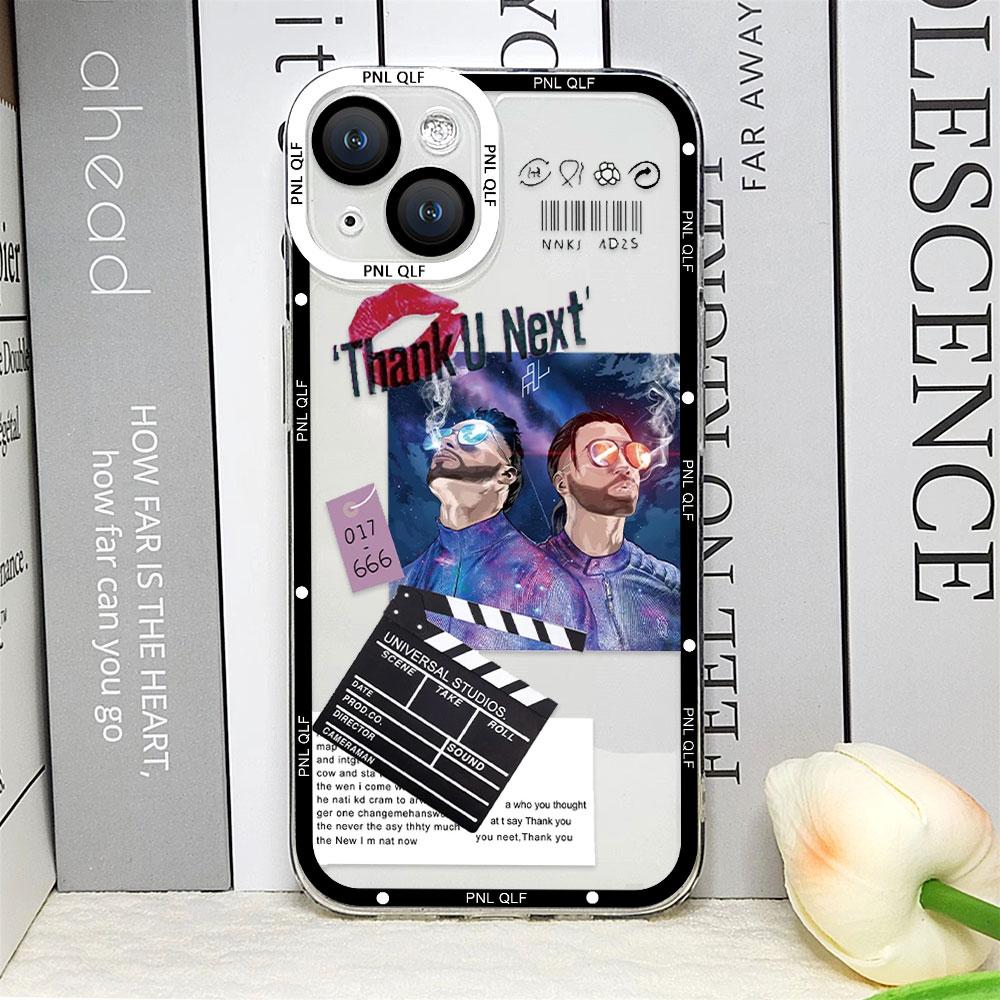 Чехол для телефона PNL QLF Рэпер Певец для IPhone 15 14 13 12 11 Pro Max Mini 8 7 15Plus SE2 X XS XR Coque Fundas Силиконовый Прозрачный Чехол