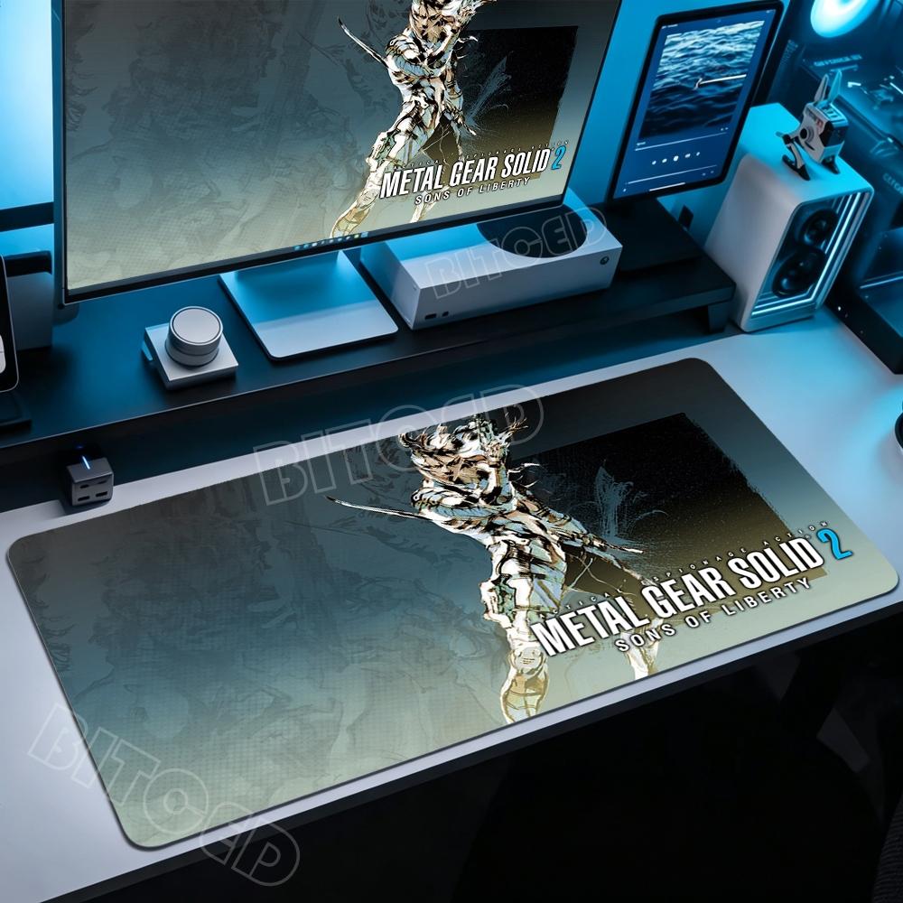 Office PC Mousepad HD Anime Gamer Cabinet Keyboard Pad Metal Gear Solid Mouse Pad Laptop Gaming Accessories Desk Mat Big Carpet