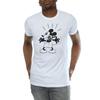 Disney Mens Mickey Mouse Scared T-Shirt
