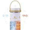 SANTECO Travel Handle Insulates Cold and Hot Stainless Direct Easy to Perfect Gift Tumbler, 380ml, Type, Drinks, Vacuum-Resistant, Double-Layered