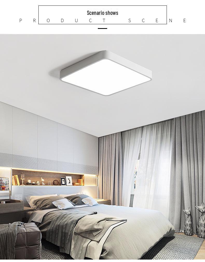 Современный прямоугольный светодиодный потолочный светильник - акриловый светильник для гостиной, спальни или балкона