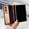 Galaxy Z Fold8 Case Full Cover Shockproof Flip Leather With Hidden Stand Sparkle Powder Finish