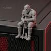 Украшение комнаты 3D-печатная статуя воина, фигурка скандинавской мифологии с декоративным оружием, коллекционный предмет для дома, офиса, игр