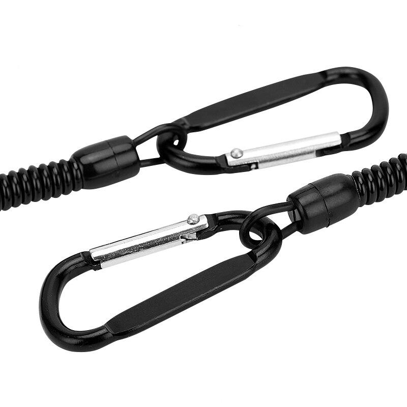 Модный спиральный эластичный брелок для рыбалки, спиральный ремешок, безопасный спиральный карабин, брелок для ключей Sleutelhanger, брелок llavero