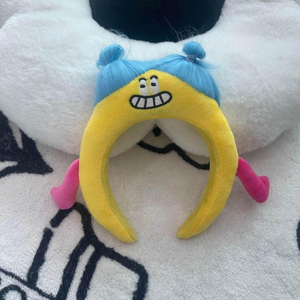 Мультяшный плюшевый ободок «Рататуй»: Милый аксессуар для волос в японском и корейском стиле для умывания лица
