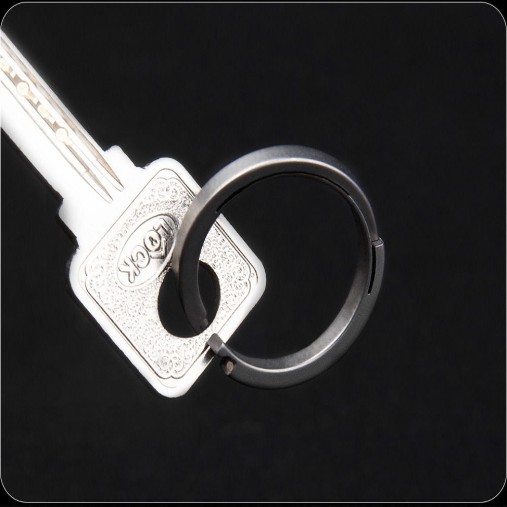 Organizer Titanium Zinc Zinc Alloy Keychains 18/22/26/32mm Split Rings Keyring For Jewelry Making