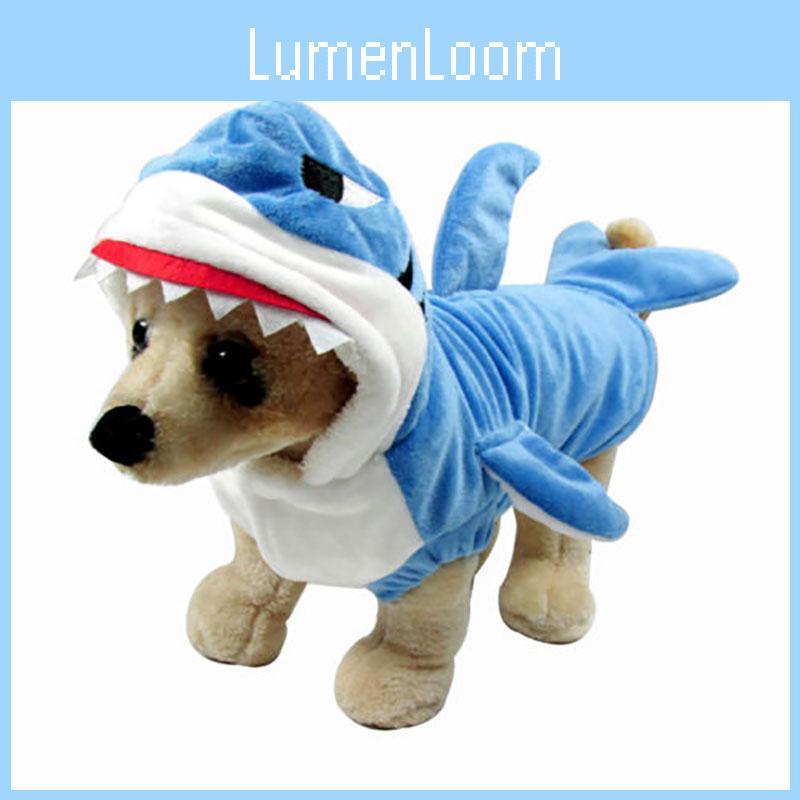 Fashionable Shark Jaw Puppy Coat Jacket For Dogs Ideal For Halloween Costumes