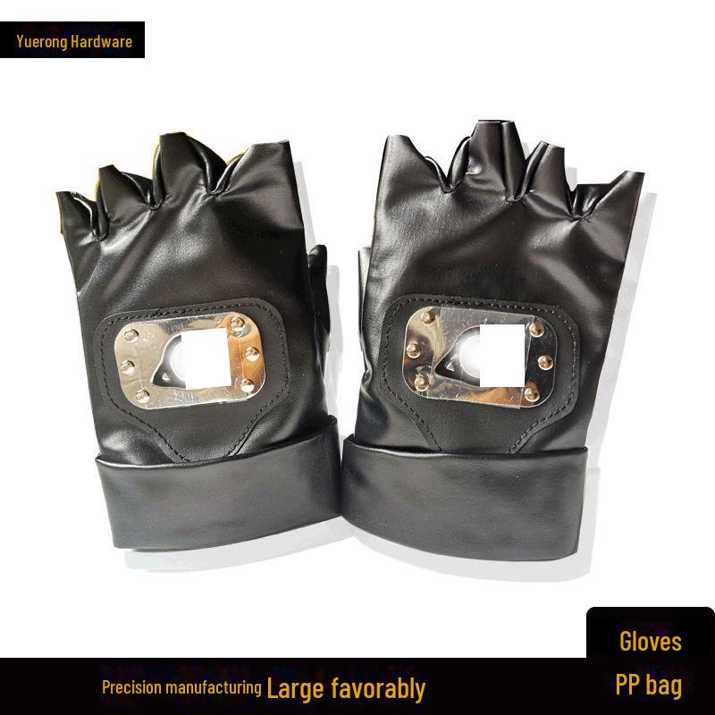 Перчатки для велоспорта Kakashi Konoha Leather Performance с логотипом Ninja