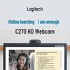 Logitech C270 HD USB Webcam with Microphone