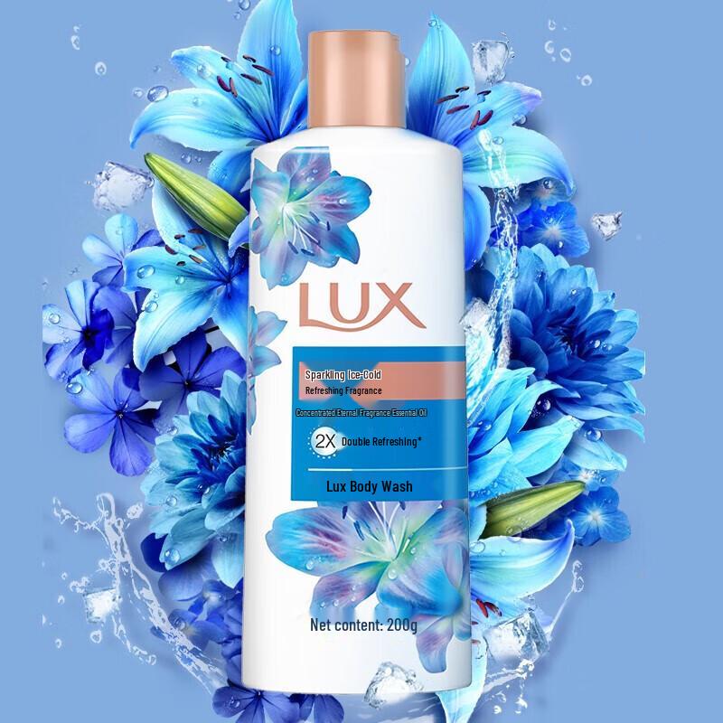 LUX Shimmering Ice Cool Shower Milk