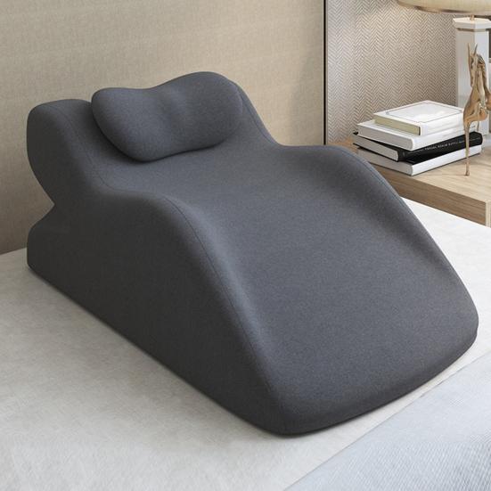 Couples Pillow Wavy Wedge Pillow for Chest Back Relief Memory Foam Butt Cushion Ergonomic Posture Support Multi-Functional Bed Pillow for Sitting