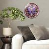 12 Inch Round Wall Clock with a Special Anti-Reflective Coating on the Glass