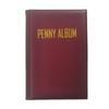 Portable Anti-lost Penny Collection Album Leather 108 Coins Flat Penny Holder Compact Multi-Use Coin Storage Organizer Display