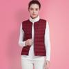Women Sleeveless Puffer Vest Women's Ultra Light Down Vest Women Two Ways Waistcoat Portable Warm Sleeveless Winter Liner Plus Size