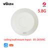 ZigBee3.0/Wifi 24G Миллиметровый Радарный Датчик Присутствия и Движения Человека Для Выключателя Освещения Обнаружение Освещенности 110/220В Tuya Smart Life Дом