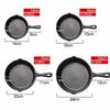 Skillet Frying Pan Cast Iron Pan 16cm 20cm 26cm Non-Stick Pancake Pan Gas Stove Wok Pan Home Garden Cast Iron Cauldron Egg Pan