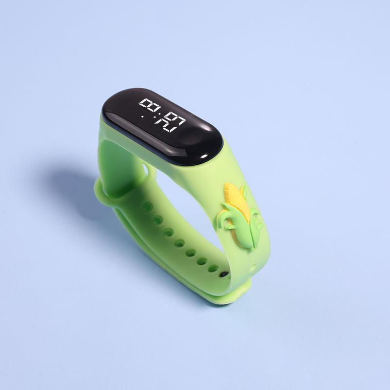 Vogue Fruits Doll Браслет Женские водонепроницаемые наручные часы Электронные повседневные спортивные модные часы для мальчиков и девочек со светодиодной подсветкой