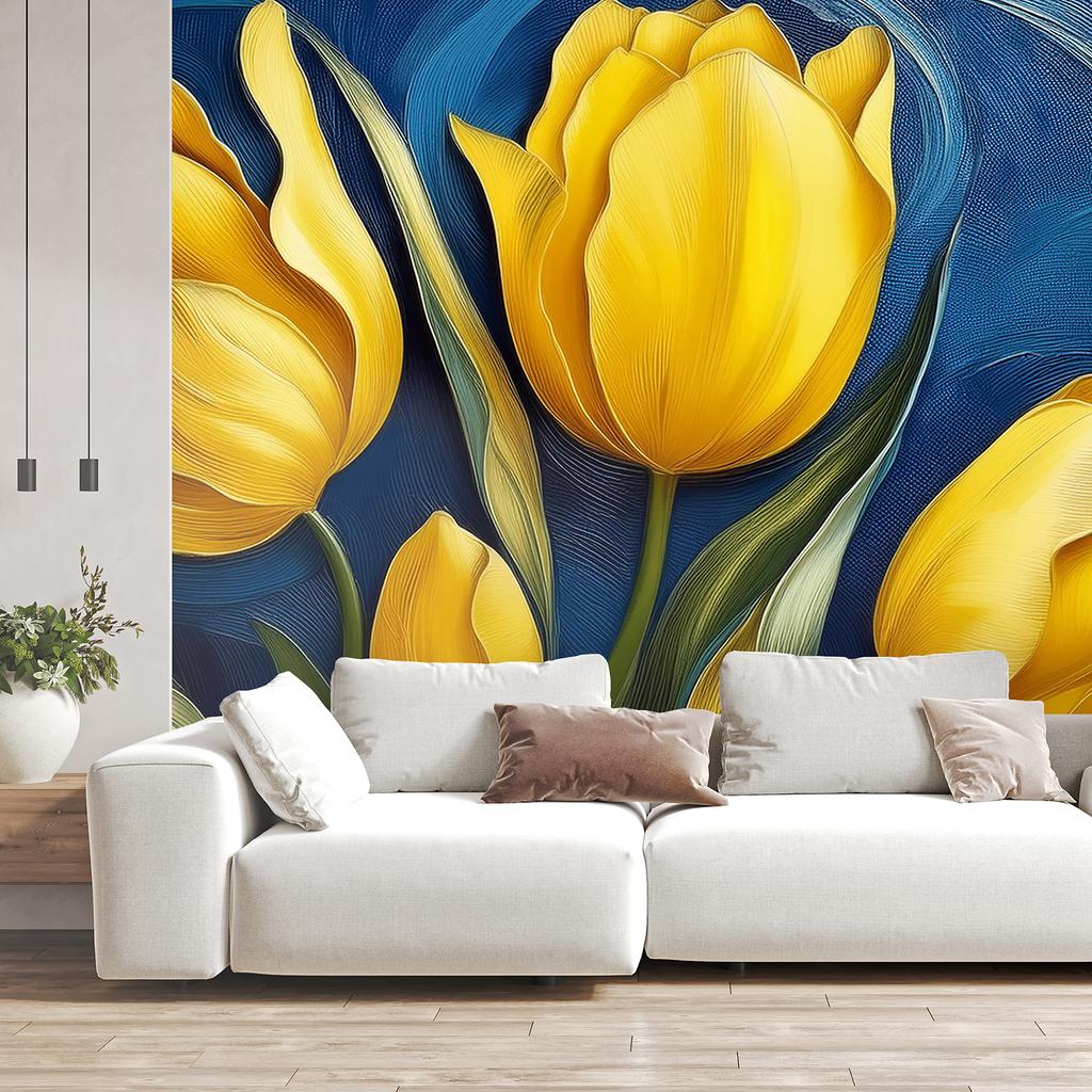 Wallpaper Tulips Nature Flowers