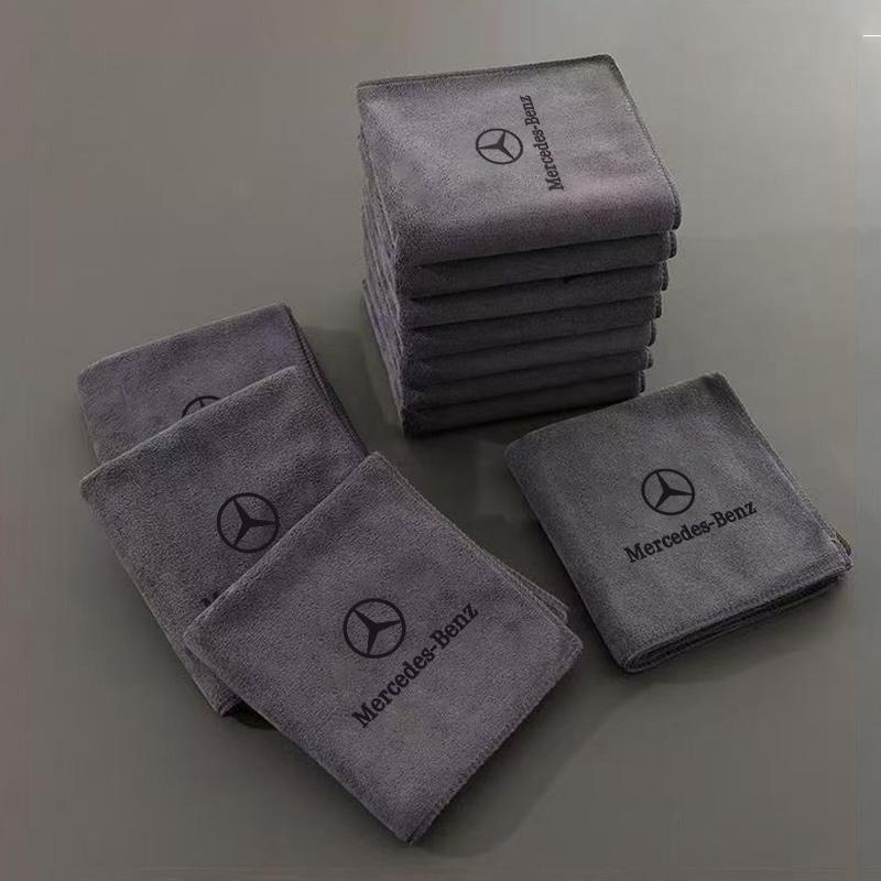 GMO3 Car Microfiber Cleaning Towel Car Drying Towel Auto Washing Tools For Mercedes Benz W210 W222 W164 W203 W205 W251 CLK GLA ML