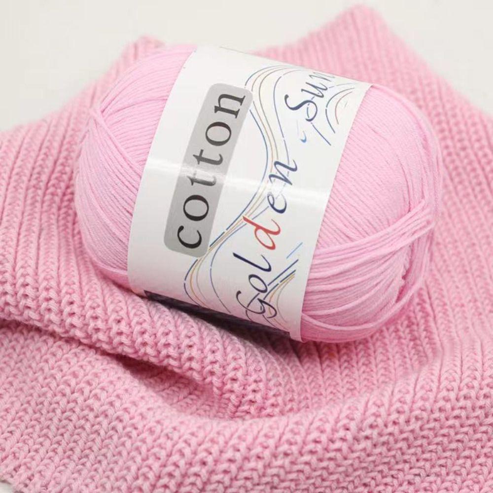 Anti-Pilling Cotton Yarn Medium-Thin Crochet Yarn Premium Hand Knitting Yarn Crocheting Hats