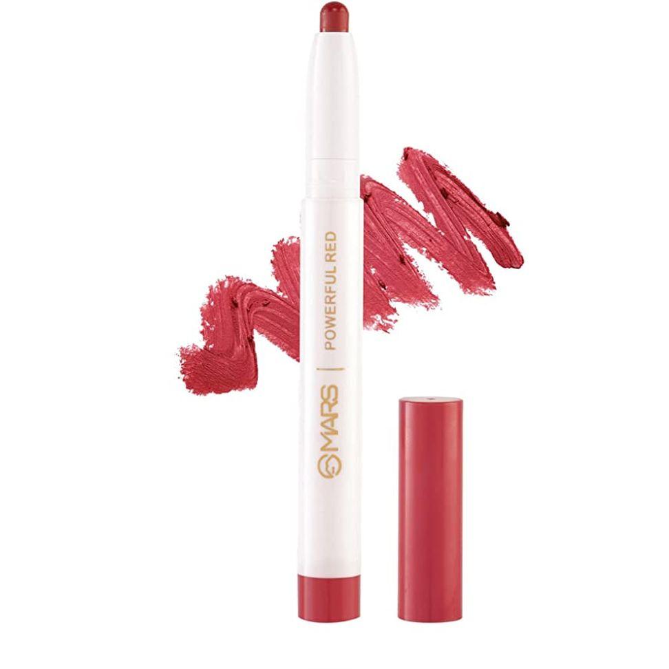 MARS Non-Transfer Long Lasting Poppins Rotating Matte Lip Crayon (Cherry Red-02, 1,3 г)