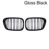 Для BMW E39 5 Серии 525 528 1999-2003 Глянцевая Черная Решетка Автомобильная Передняя Капот Гоночная Решетка Автоаксессуары Двойная Линия Впускная Решетка