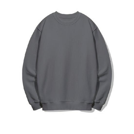 Unisex 280g Velvet Thickened Hoodie - Autumn/Winter 2023: Round Neck, Solid Color, Casual Loose Fit