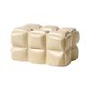 Ins Light Luxury Ceramic Cutter Box Decoration Living Room Cream Style Modern Home End Table Draw Paper Box Centerpiece