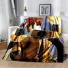 D Skibidi Throw Blanket  Speakerman Cameraman TVman Flannel Soft Cozy Blanket for Home Bedroom Bed Sofa Travel Cover Gift