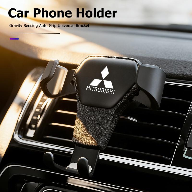 Car Phone Holder Gravity Sensing Auto Grip Universal Bracket For Mitsubishi Lancer Mirage ASX Pajero Ralliart Outlander Jinxuan