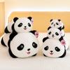 Мультяшная мягкая игрушка панда из короткого плюша убаюкивает детей как подарок
