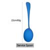 1Pc Mirror Spoon Salad Serving Spoon Set Western Stainless Steel Cutlery Unique Service Spoon Kitchen Table Accessories