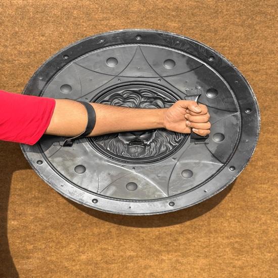 60,96 см Щит Рыцаря Льва Аутентичная Реплика Доспехов для LARP Косплей Готовый к Бою Демонстрационный Щит Идея Подарка на Хэллоуин Рождество