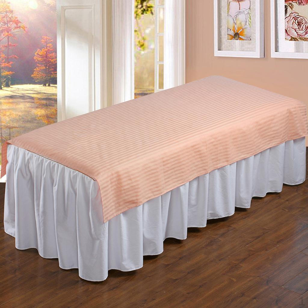 Massage Table Cover Cosmetic Salon Spa Couch Cotton Bedsheet 4 Size for Choice