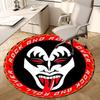 1 шт. Ковер Rock and Roll Over Round, Изготовлен из полиэстера, Идеально подходит для украшения офисных кресел, гостиных