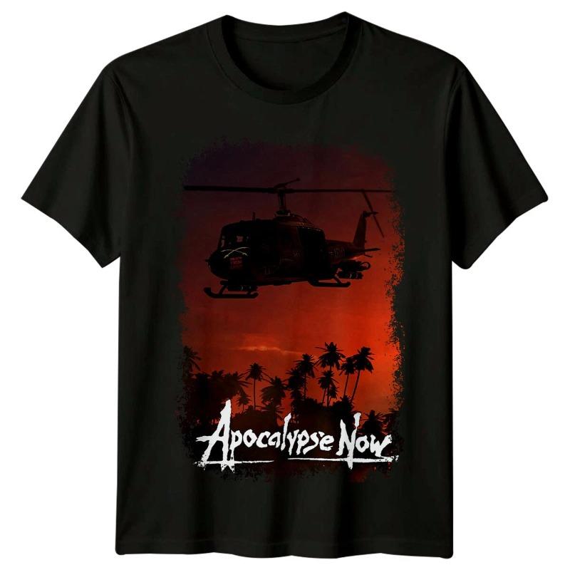 Classic Retro Tshirt Suitable for Both Unisex and Women in The Summer of The Movie Apocalypse Now Y2K Casual Fashion Tshirt