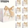24 шт. белых маленьких подарочных пакетиков с золотым бантом, мини-подарочные пакеты, конфетные пакеты оптом для пасхального детского душа, дня рождения, свадьбы, вечеринки