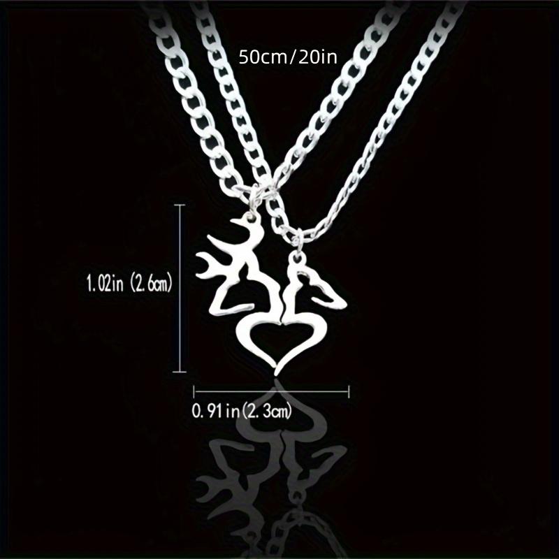 Модный и универсальный высококачественный комплект ожерелий из двух частей из железа и сплавов, подходящий как мужчинам, так и женщинам.